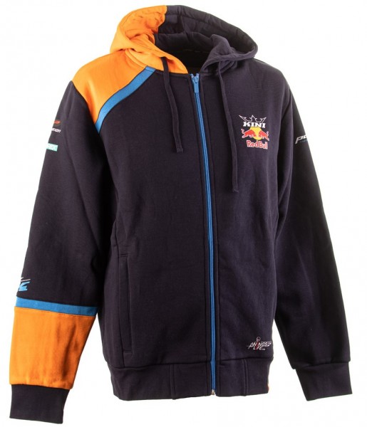 KINI Red Bull Team Hoodie Jacket - Navy/Orange