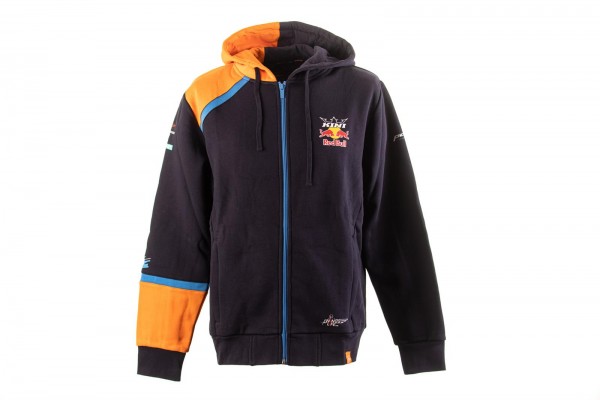 KINI Red Bull Team Hoodie Jacket - Navy/Orange